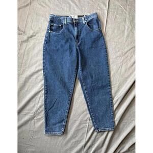 Levis SilverTab Mom Jeans Women's 31x27 ** High Rise Tapered Leg Retro Skater